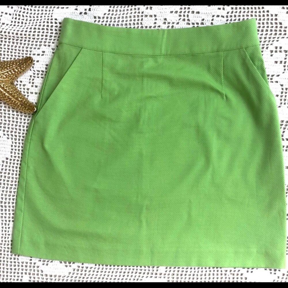 Tori Richard Honolulu Lime Green Mini Skirt NWT